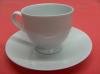 Royal White Cup & Saucer